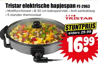 Dirk Tristar elektrische hapjespan PZ-2963 aanbieding
