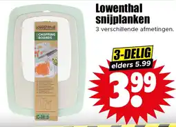Dirk Lowenthal snijplanken aanbieding