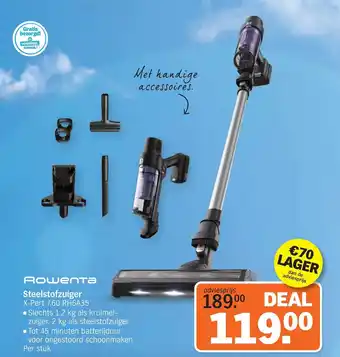 Albert Heijn Steelstofzuiger X-Pert aanbieding