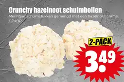 Dirk Crunchy hazelnoot schuimbollen aanbieding