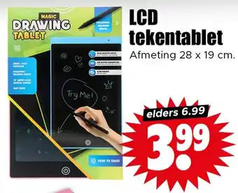 Dirk LCD tekentablet aanbieding