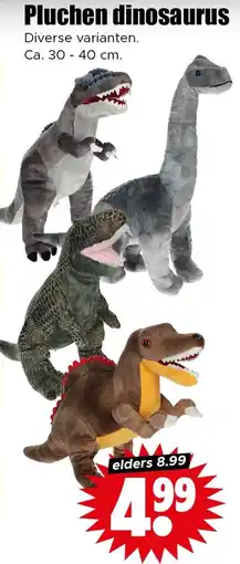 Dirk Pluchen Dinosaurus aanbieding