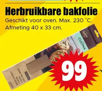 Dirk Herbruikbare bakfolie aanbieding