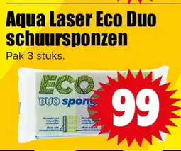 Dirk Aqua Laser Eco Duo O schuursponzen aanbieding