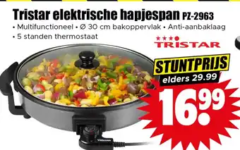 Dirk Tristar elektrische hapjespan aanbieding