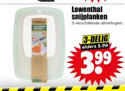 Dirk Lowenthal snijplanken aanbieding