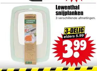 Dirk Lowenthal snijplanken aanbieding