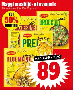Dirk Maggi maaltijd of ovenmix aanbieding