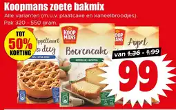 Dirk Koopmans zoete bakmix aanbieding