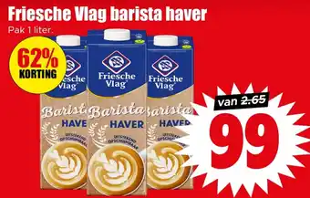 Dirk Friesche Vlag barista haver aanbieding