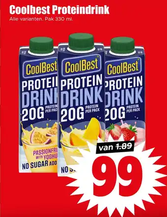 Dirk Coolbest Proteindrink aanbieding