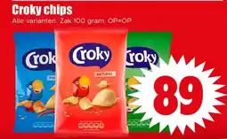 Dirk Croky chips aanbieding