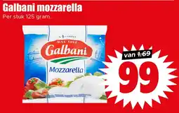 Dirk Galbani mozzarella aanbieding