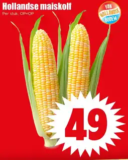 Dirk Hollandse maiskolf aanbieding
