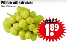 Dirk Pitloze witte druiven aanbieding