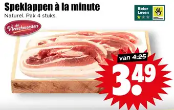 Dirk Speklappen à la minute aanbieding