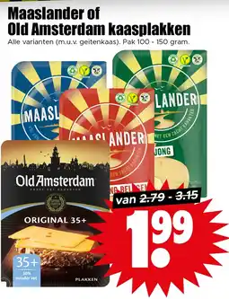 Dirk Maaslander of Old Amsterdam kaasplakken aanbieding