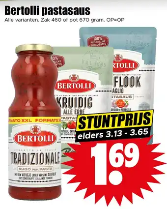 Dirk Bertolli pastasaus aanbieding