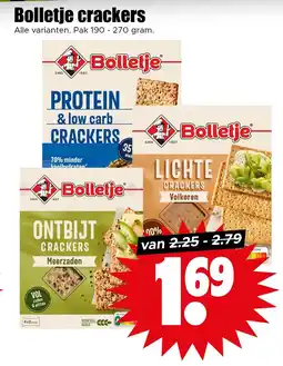 Dirk Bolletje crackers aanbieding