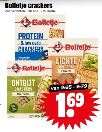 Dirk Bolletje crackers aanbieding