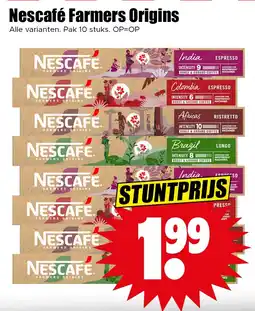 Dirk Nescafé Farmers Origins aanbieding
