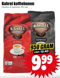 Dirk Kahrel koffiebonen aanbieding