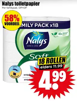 Dirk Nalys toiletpapier aanbieding