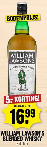 Dirk William Lawson's Blended Whisky aanbieding