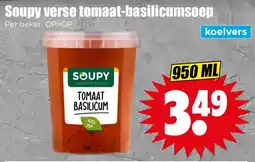 Dirk Soupy verse tomaat-basilicumsoep aanbieding