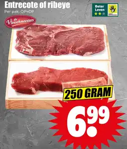 Dirk Entrecote of Ribeye aanbieding