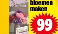 Dirk Knutselset bloemen maken aanbieding