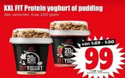 Dirk XXL FIT Protein yoghurt of pudding aanbieding