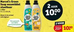 Kruidvat Marcel's Green Soap wasmiddel vloeibaar aanbieding