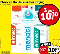 Kruidvat Elmex en Meridol mondverzorging aanbieding