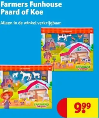 Kruidvat Farmers Funhouse Paard of Koe aanbieding