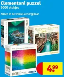 Kruidvat Clementoni puzzel aanbieding