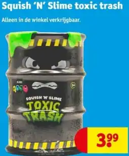 Kruidvat Squish 'N' Slime toxic trash aanbieding
