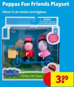 Kruidvat Peppas Fun Friends Playset aanbieding