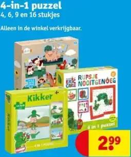 Kruidvat 4-in-1 puzzel aanbieding