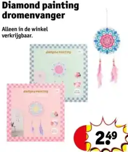 Kruidvat Diamond painting dromenvanger aanbieding