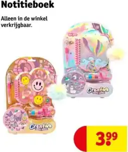 Kruidvat Notitieboek aanbieding