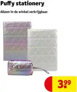 Kruidvat Puffy stationery aanbieding
