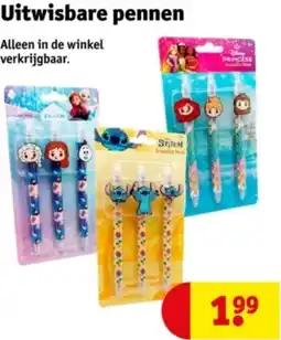 Kruidvat Uitwisbare pennen aanbieding
