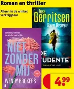 Kruidvat Roman en thriller aanbieding