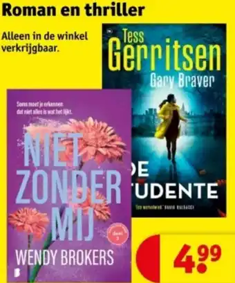 Kruidvat Roman en thriller aanbieding
