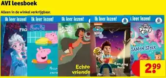 Kruidvat AVI leesboek aanbieding