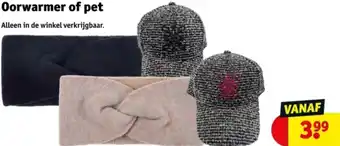 Kruidvat Oorwarmer of pet aanbieding