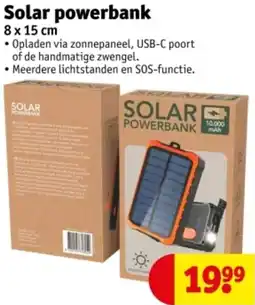 Kruidvat Solar powerbank aanbieding