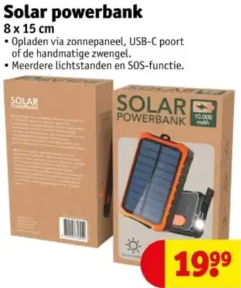 Kruidvat Solar powerbank aanbieding