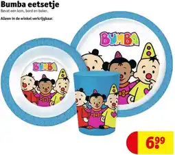 Kruidvat Bumba eetsetje aanbieding